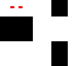 black and white ghost