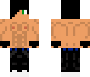 shirtless man