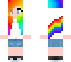 rainbow girl
