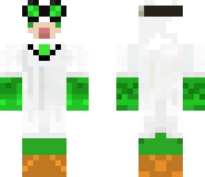 green and orange science sheep