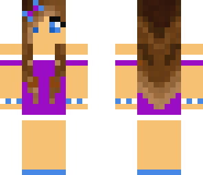 purple dress