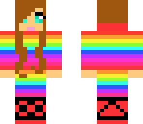 rainbow girl