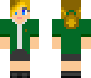 blonde school girl
