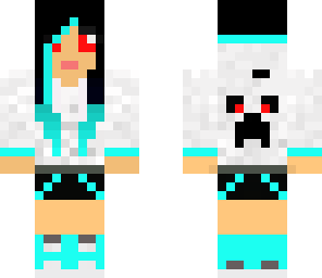 red eyes blue creeper jacket