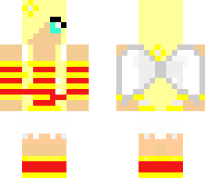 red and yellow angel