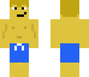 dark blond swimsuit skin