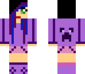 purple creeper girl