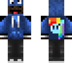 sackboy brony with cookie monster hat