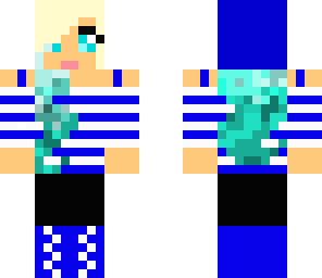 blue girl