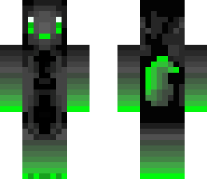 black green wolf