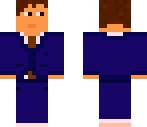 10th doctor- tardis blue