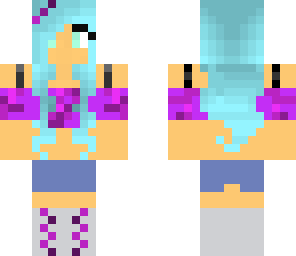 sparkling purple outfit