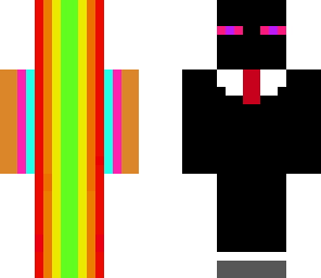 tux rainbow enderman