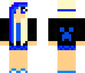 pretty blue girl edited