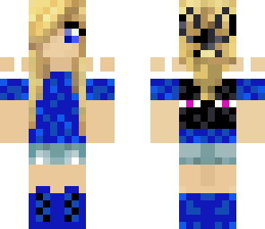 blue ender girl