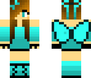 blue butterfly girl