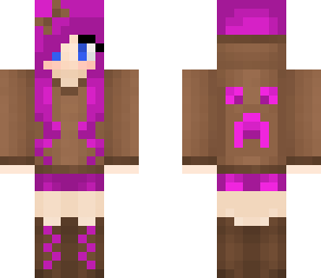 purple creeper girl