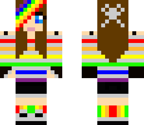 rainbow girl