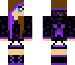 purple dj girl