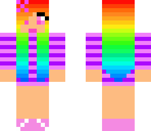 rainbow girl