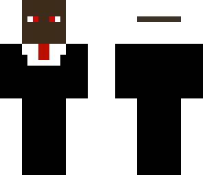 slender man wit h really cheep mask