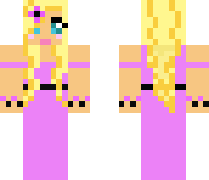 purple dress