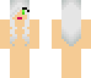 silver hair girl base
