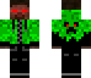 dark steve light green hoodie
