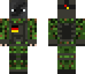 masked german soldier
