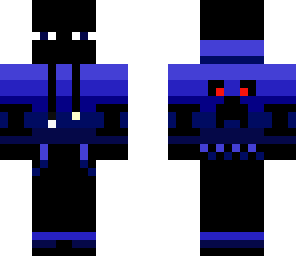 blue cool enderman fan