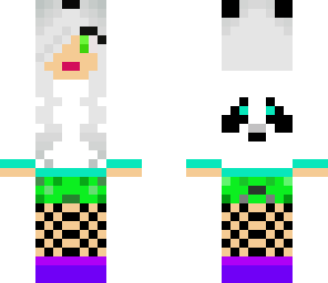 neon panda girl