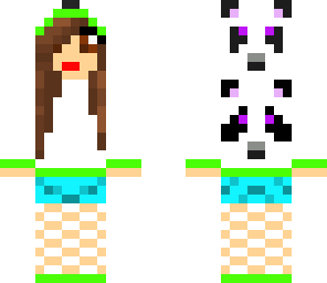 me in panda clothes