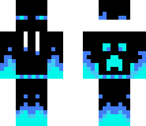 fire blue enderman
