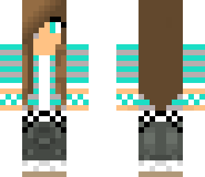 blue cute girl