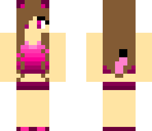 pink cat girl