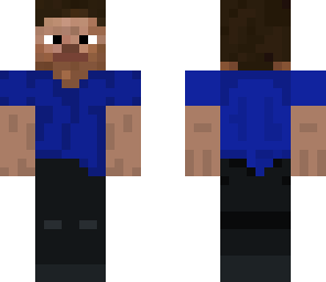 blue shirt steve