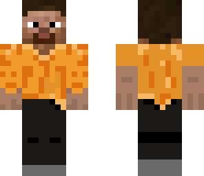 edited long sleeve steve orange shirt