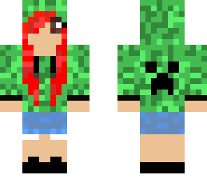 red head creeper hoodie girl