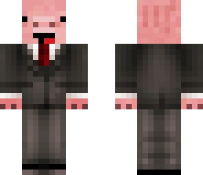 derp pig in a suit