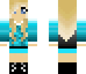 blue girl