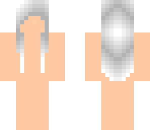 white hair template