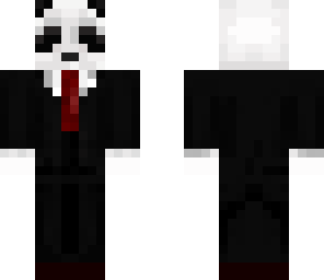 panda in a suit