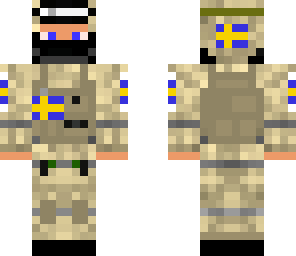 swedish desert soldier