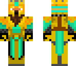 golden armored pixilator