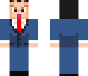 phoenix wright with a more red tie