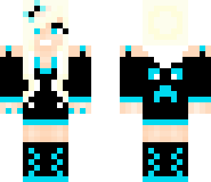 blue goth girl