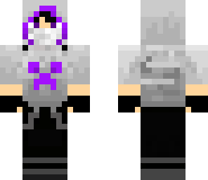purple creeper hoodie dude