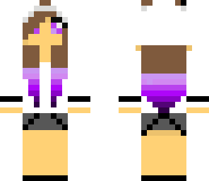 purple panda girl