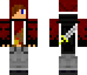 teen boy  cape  sword
