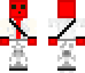 minecraft slime skin red